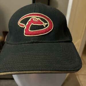 vintage arizona diamondbacks hat Black/red Authentic New Era Baseball Cap